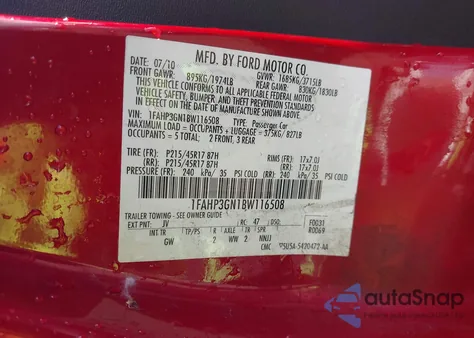 2011 Ford Focus Ses из США, поврежденный, VIN 1FAHP3GN1BW116508